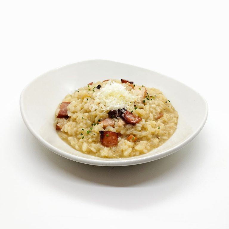 ARROZ CON BACON Y PARMESANO